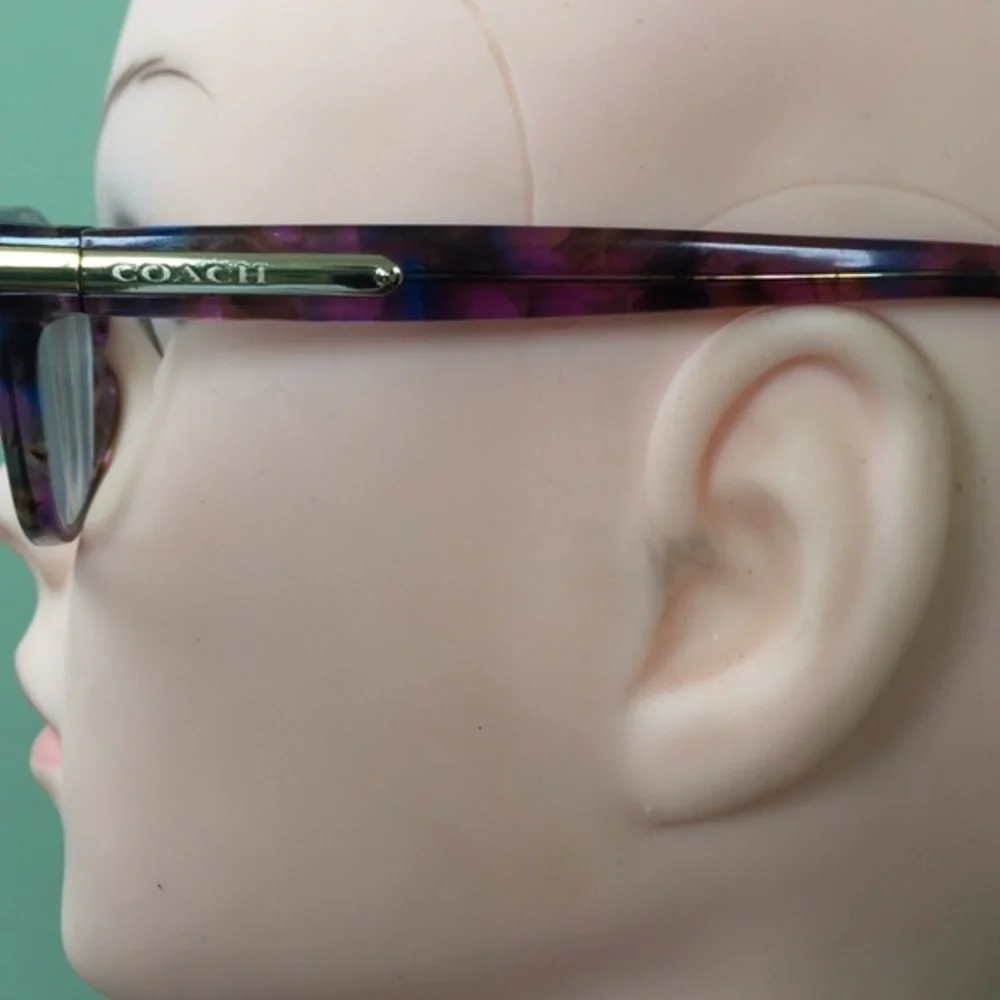 Coach Confetti Purple RX Glasses